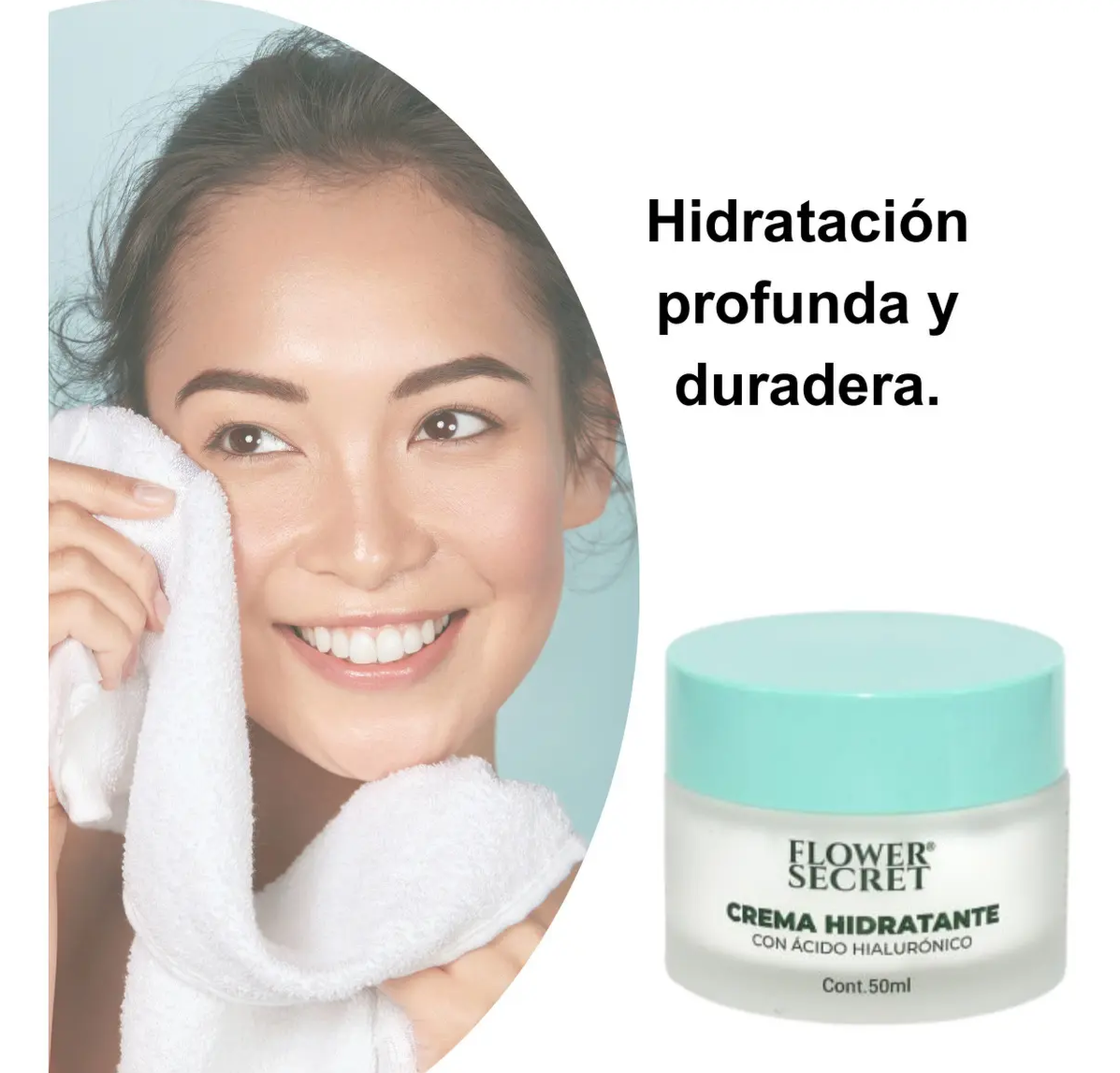 Crema Facial Hidratante con ácido Hialurónico