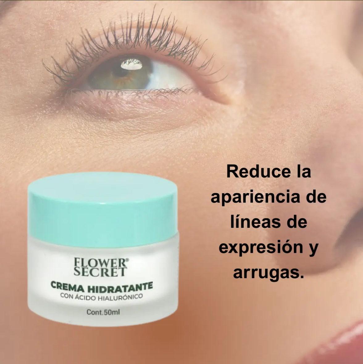 Crema Facial Hidratante con ácido Hialurónico